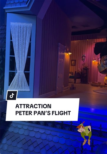 L’attraction Peter pan’s flight à Disneyland Paris #peterpan #disneylandparis #attraction #disneyfan #peterpansflight