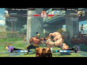 USF4 @ TFC2014 Salty Suite - Pepeday (El Fuerte) vs Snake Eyez (Zangief)