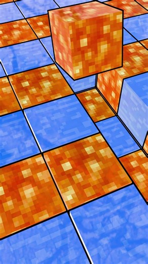 Endless water and lava block loop