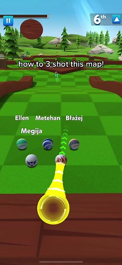 3 shot in golf battle.#golfbattle #ez