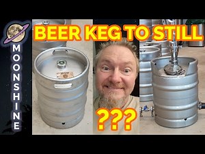 Converting a beer keg into a home distillation boiler