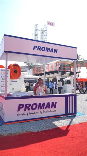 Proman Infrastructure Services Pvt. Ltd. on Instagram: "A big milestone for PROMAN — we’ve officially launched our No-Water Sand Optimiser, a groundbreaking solution that delivers perfect M-sand cuts without using water! 💧❌ The response has been phenomenal — incredible visitor turnout and record inquiries & sales at our stall! Huge thanks to our team, partners, and customers who are making this event a massive success. 🙌 Come experience the future of sustainable M-sand processing at PROMAN Sta