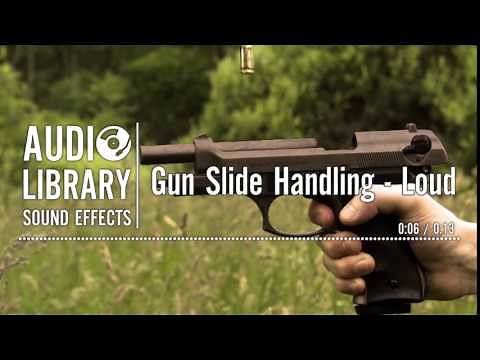 Gun Slide Handling - Loud - Sound Effect
