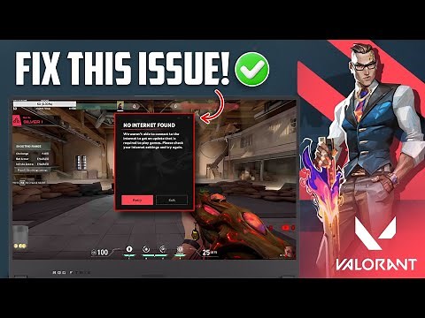 How to Fix No Internet Found in Valorant on Windows 11 | Internet Connection Problem in Valorant