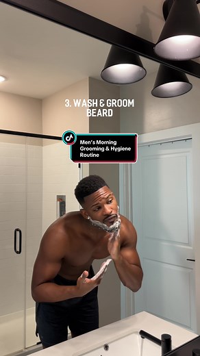 Men’s Morning Grooming & Hygiene Routine 🧼 Fellas, start your day with this grooming and hygiene routine. I’ve gotten so many compliements since starting this routine. #mensgrooming #menshygiene #grooming #hygiene #groomingroutine #hygieneroutine #fyp #xyzabc #hygienetips #groomingtips