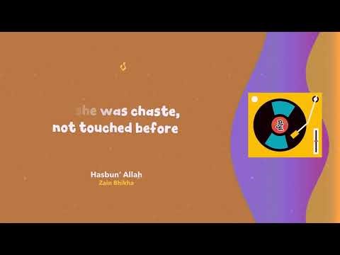 Hasbun' Allah - Zain Bhikha | Vocals & drum only lyrics video