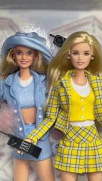 Who WINS??👀 Barbie CLUELESS CHER Dolls Unboxing!!💛🩵🍵 #doll #barbie #clueless #shorts #unboxing