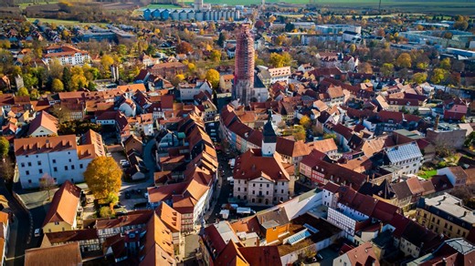 Bad Langensalza von oben (Fotos und Video) – faszinierende Blicke auf die Kurstadt