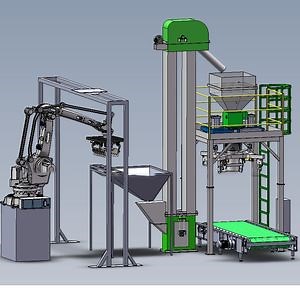 [Hot Item] Fully Automatic Explosion-Proof Depalletizing Robot for 50kg Bagged Chemical Fertilizer