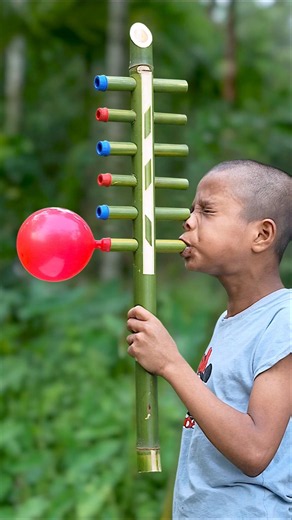Just Amazing Colorful Balloon Creations with Bamboo #diy #bamboo