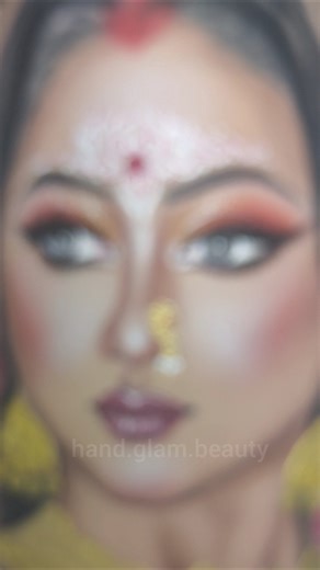 BOLD Bengali bridal makeup on thighs 💄😱 #ytshorts #ytstudio #makeup #bengalibride