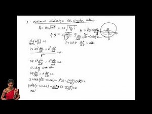 derivation of maximum discharge forl circular channel section