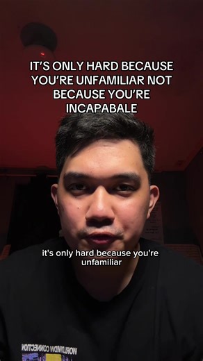 It’s only hard because you’re unfamiliar, not because you’re incapable. . . . . . #creatorsearchinsights #selfdoubt #mentalhealth #relatablereels #selfworth