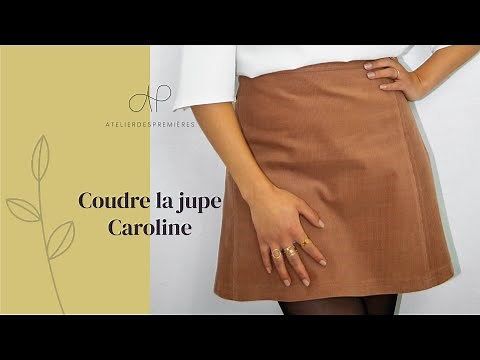 Tuto couture Caroline - coudre une jupe trapèze - spécial débutant !