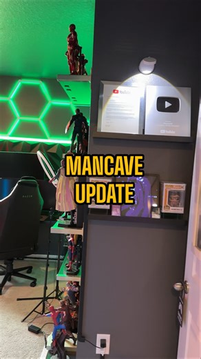 1.1M views · 10K reactions | Gonna need a bigger cave soon #theultimatenerd #gamingsetup #gamingroom #gamer | Dinocornel | Facebook