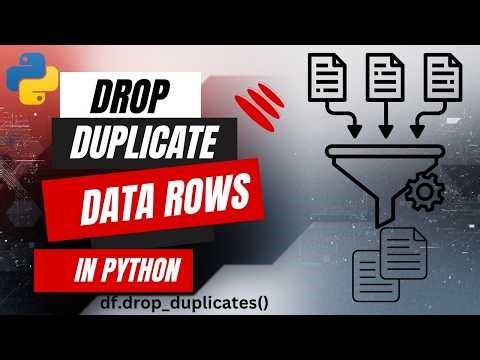 Drop Duplicate Data Records in Python using Built-in Python Function