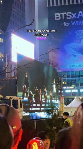 What a great experience!!😍💜💜 BTS Comeback Live:Arirang 03.21.26 #bts #seoul #btsarmy #btscomeback