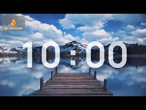10 Minute Classroom Timer | Calm Gentle Ambient Background | No Alarm