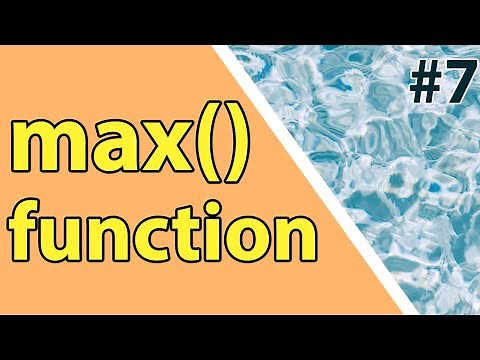 How to use Python max() built-in function