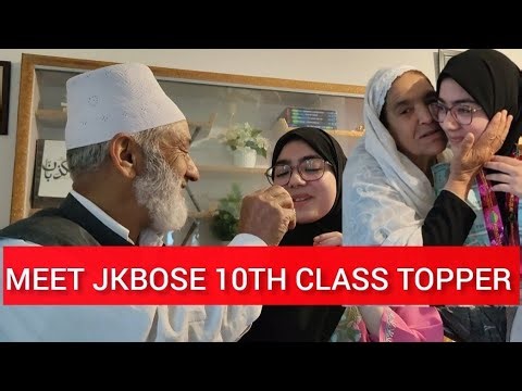 Meet Sadaf Mushtaq from Srinagar, Class 10th JKBOSE Topper of kashmir valley