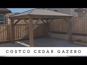 Time Lapse of Installing 12 x 16 Costco Gazebo