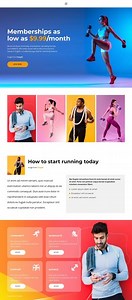 Sports every day - Website Template by Nicepage