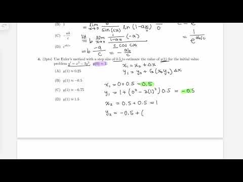 MATH 1LS3 - Test 3 Fall 2025 Full Solutions Take Up