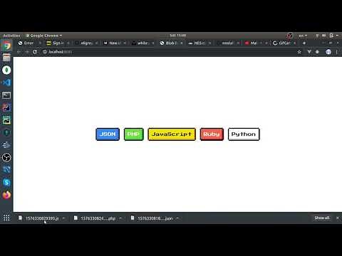 EXAMPLE: Downloading Files on the Client-side using javascript, via the Blob API and FilesSaver.js.