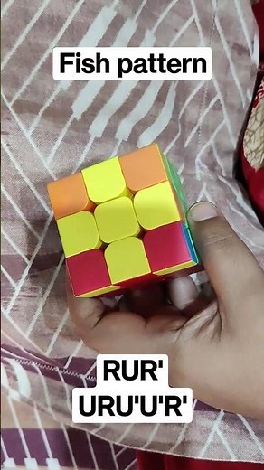Fish pattern algorithm in Rubik's cube