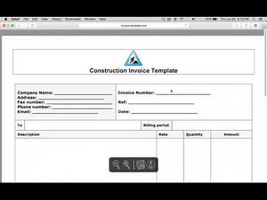 Write a Free Construction Invoice | Excel | Word | PDF