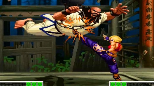 哪些人能收拾大猪？铁球大压杀VS各种对空技，拳皇98