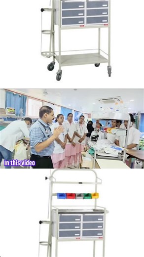 its_Drx_Deepak_sagar_7918 on Instagram: "In this video. The Lifesaving Role of Crash Carts in Hospitals Crash carts are an essential component of hospital emergency response systems, providing immediate access to critical care equipment and medications. Dr. Abhishek highlights the importance of these carts in saving lives during cardiac arrests, respiratory failures, and other medical emergencies. What Makes a Crash Cart Effective? A well-stocked crash cart typically includes emergency medicatio