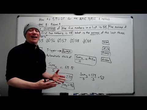 HOW to STUDY for the AMC 8, AMC 10, and AMC 12: A method