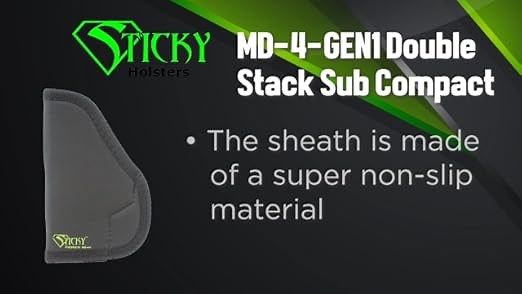 Sticky Holsters Concealed Carry Holster - MD-4-GEN1 Double Stack Sub Compact