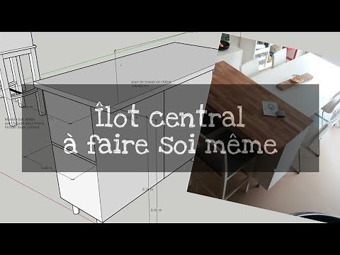 DIY kitchen island with Ikea Metod for 500 euros (Decorating tip)