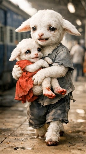 The poor baby goat didn’t have money to buy madicine, so his rich friends made fun. #sehar