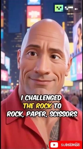 I Challenge Rock To Rock,Paper,Scissors✨