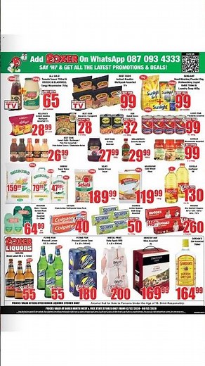 Boxer - Free State, North West - Weekly Specials 02/02 - 08/02