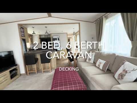 30032P – Paston area, 2 bed, 6 berth caravan with decking