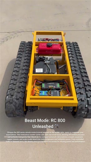 800 Series RC Beast Unleashed: Tiny Heavyweight On Display! 🛠️🐉