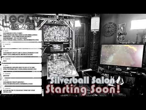 Super7 x Godzilla pinball tournament live at Logan Arcade!