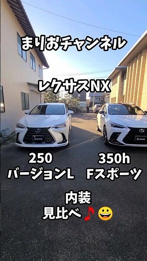 レクサスNX 内装見比べてみた！バージョンL×Fスポーツ #レクサス#LEXUS