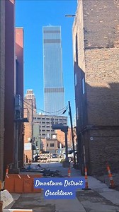 Beautiful day walking through Greektown in Downtown Detroit