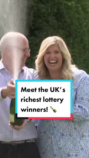 Joe and Jess Thwaite are the #winners of the largest ever #EuroMillions payout in #Britain - scooping over £184m