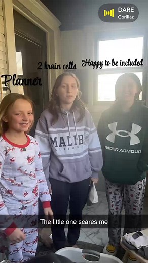 Its giving very much little girl in front of the burning house meme.