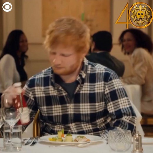 Ed Sheeran and Heinz have teamed up to release 150 special edition ketchup bottles to raise money for charity. The singer commemorated his love of the tomato condiment with a tattoo of the Heinz Ketchup label on his left forearm a few years ago. https://cbsn.ws/30elFZi | CBS Sunday Morning