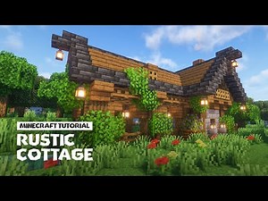 Minecraft: How to Build a Rustic Cottage 🏡 [Tutorial]