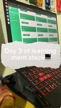 Day 3 of my learning journey of mern stack💻✨#mern #softwaredevelopment #mernstack