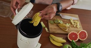 Hands Biracial Man Composting Vegetable Waste Stock Footage Video (100% Royalty-free) 1086859730 | Shutterstock