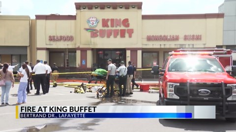 Fire at King Buffet in Lafayette, no injuries reported